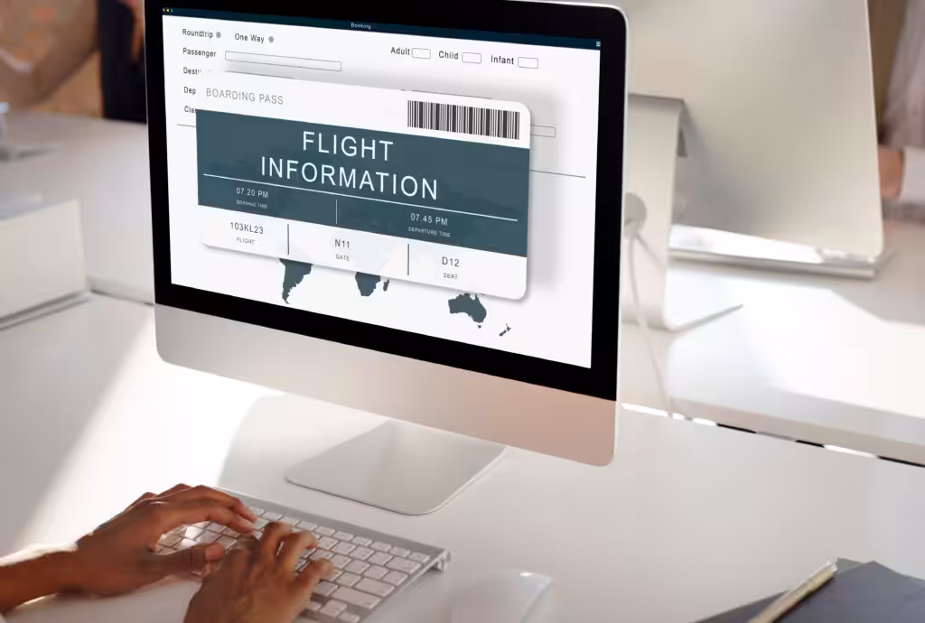 booking ticket computer