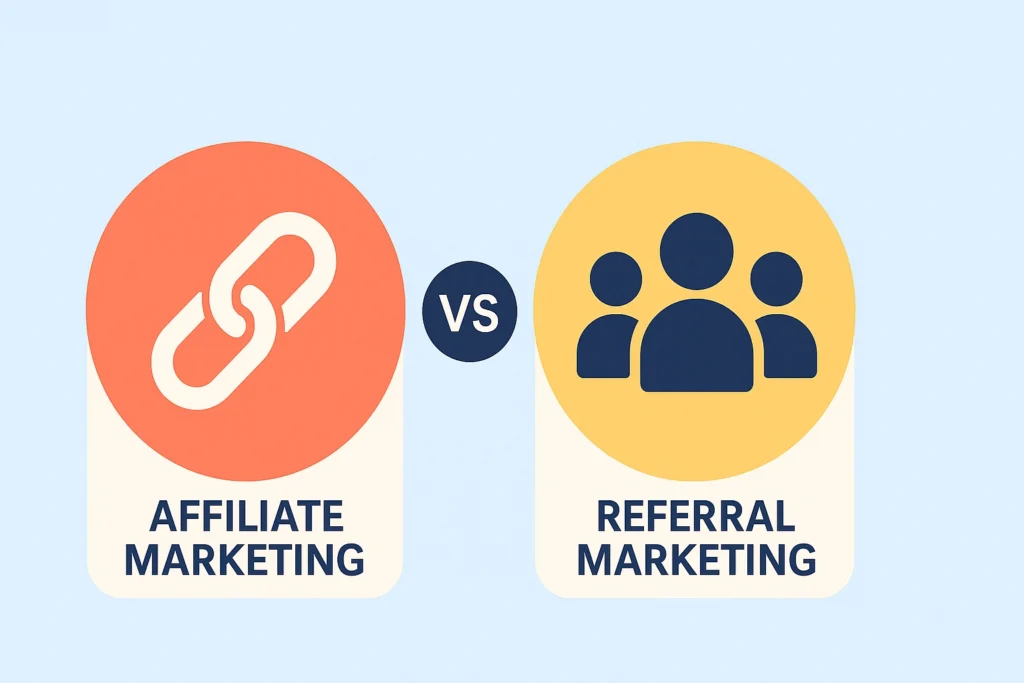 affiliate marketing vs referral marketing