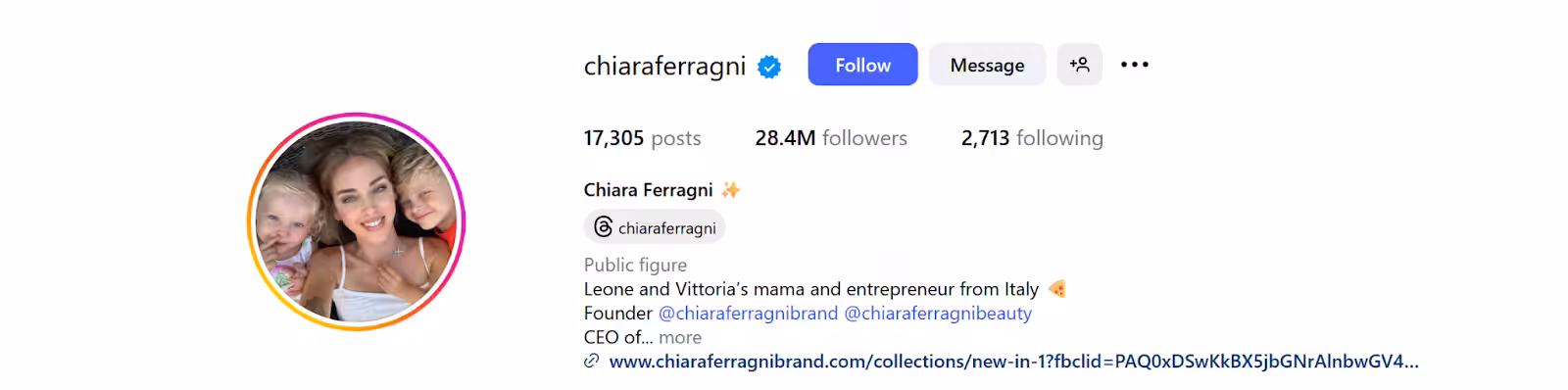 Top Instagram Influencers Who Aren’t Celebrities: Authentic Voices for Your Brand 12 top Instagram influencers non-celebrity Chiara Ferragni