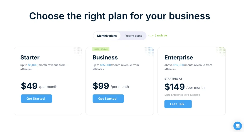 How much does FirstPromoter cost?