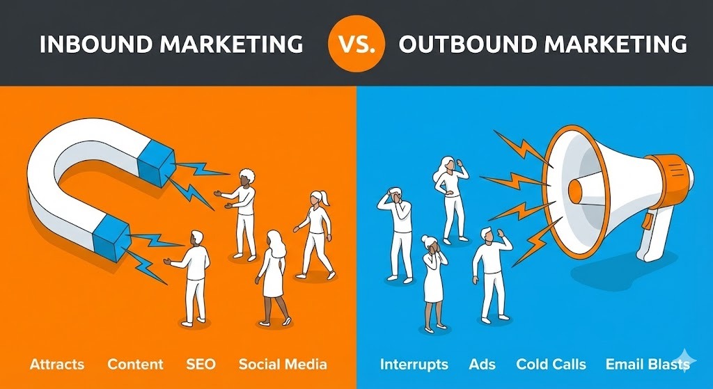 Difference Between Inbound and Outbound Marketing