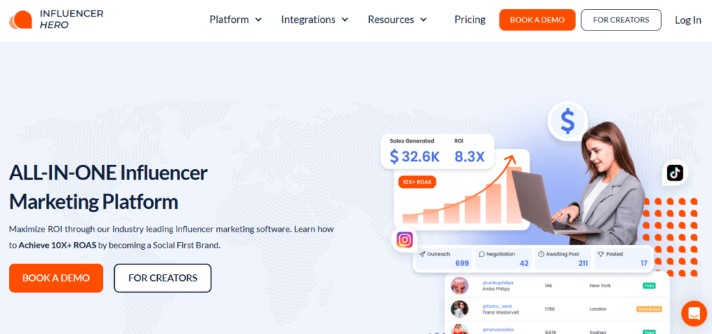 GRIN Alternatives Influencer Hero