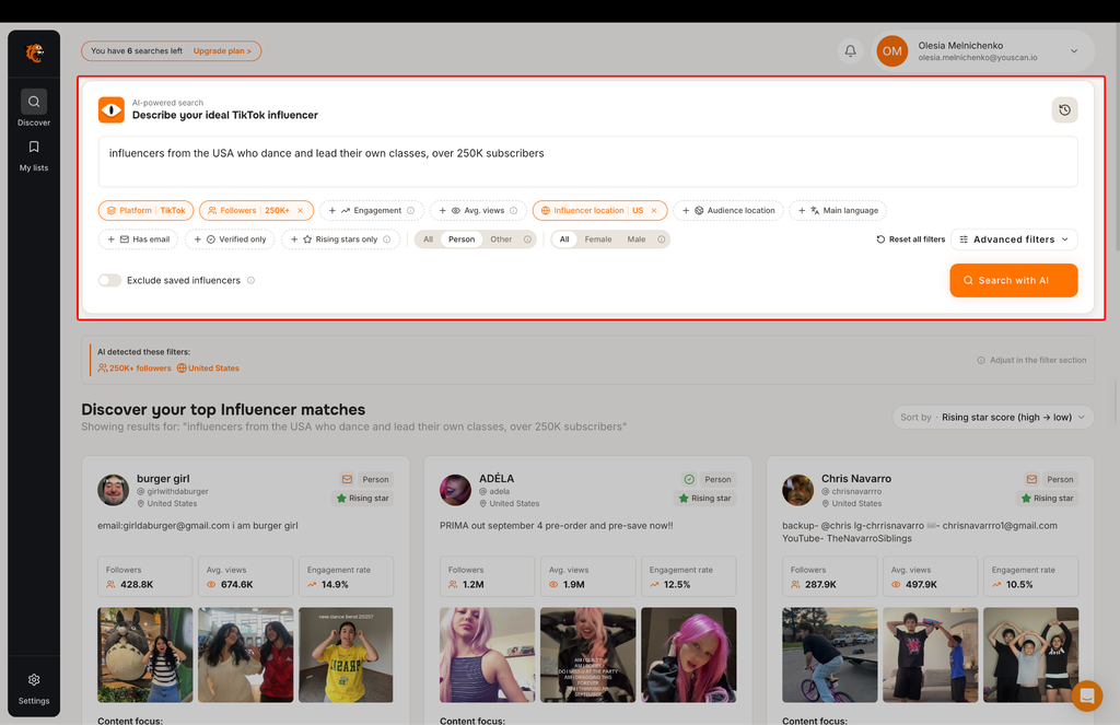 GRIN Alternatives: 6 Tools for Affiliate Marketing Campaigns 12 Tiger Finder AI-powered TikTok influencer discovery platform