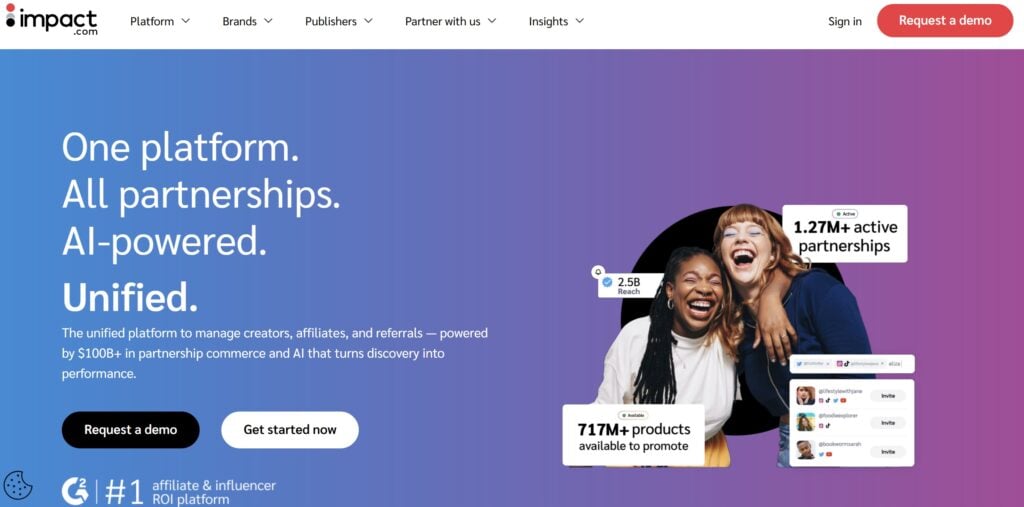 best affiliate management network Impact