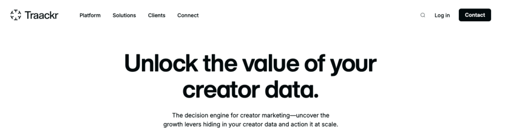 Traackr global influencer marketing management platform 