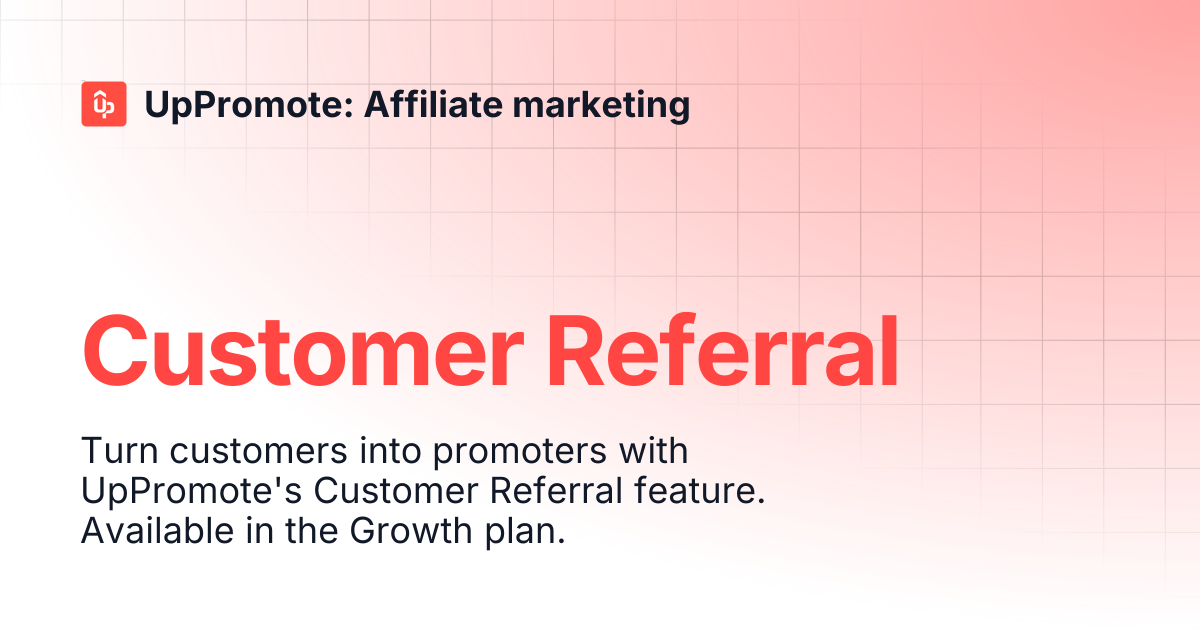 UpPromote Shopify brand affiliate and referral program management platform UpPromote Shopify brand affiliate and referral program management platform