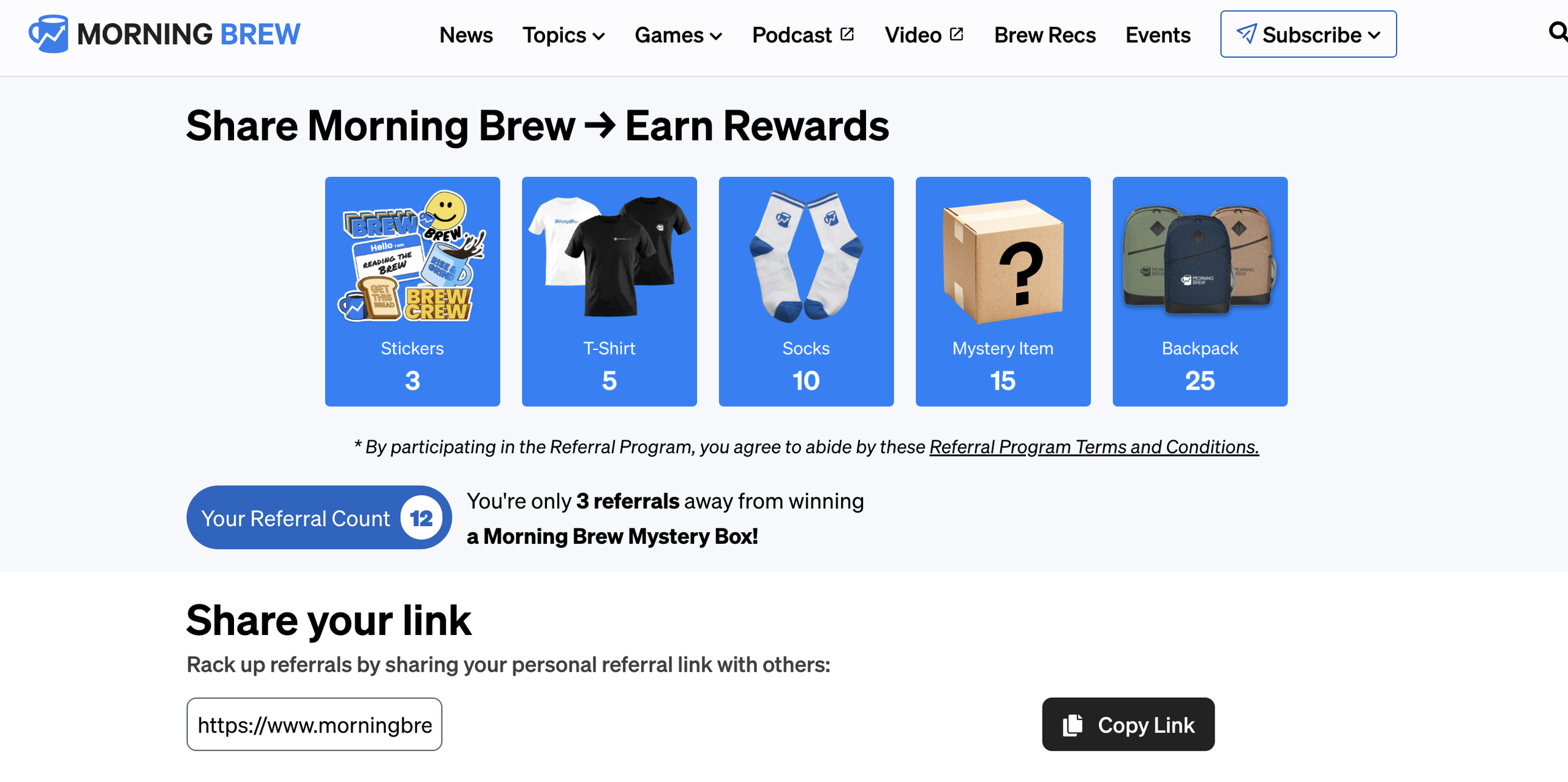 Referral Program Best Practices: What Actually Works in 2026 8 personalize referral rewards to your customer Morning Brew example