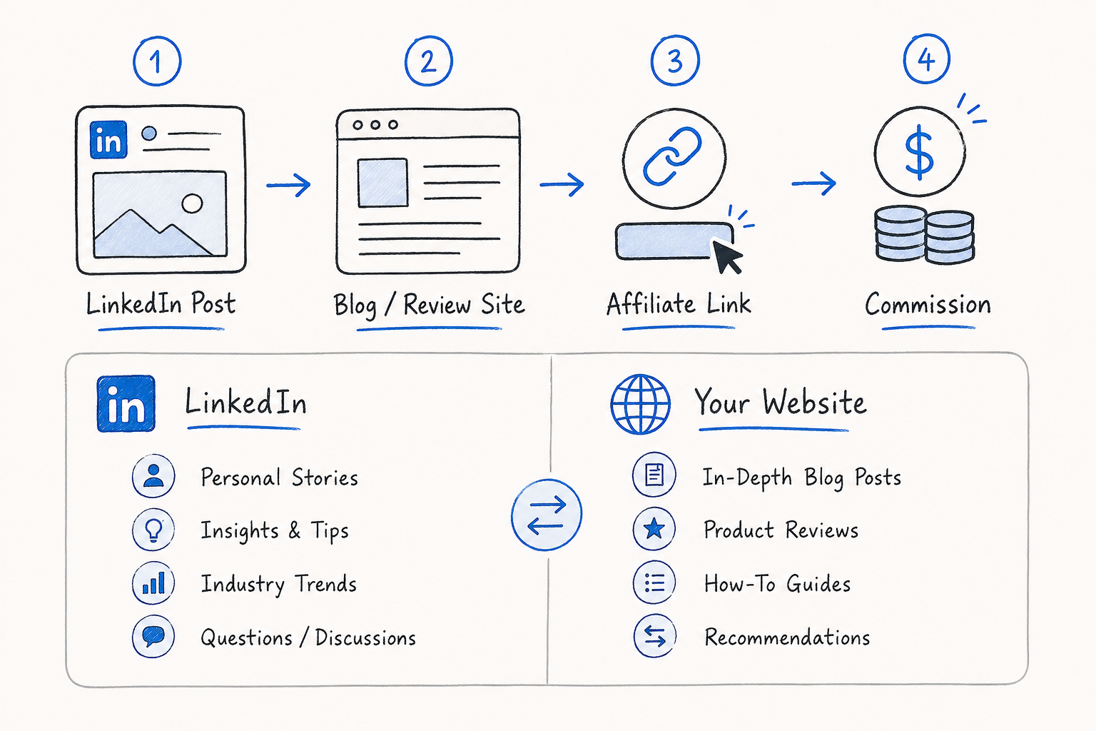 Affiliate Marketing on LinkedIn: How to Use the World's Largest Professional Network to Drive Revenue 10 LinkedIn affiliate conversion journey